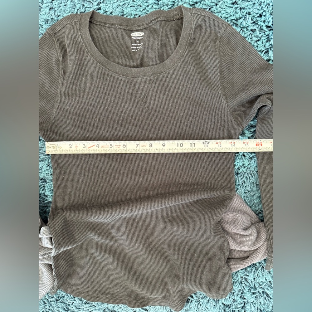 Old Navy Thermal Long Sleeve Medium Bundle of 3 Women's Gray Blue Black - Picture 3 of 9